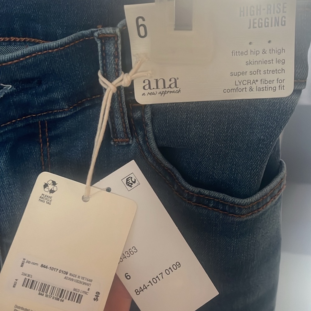 High rise jegging